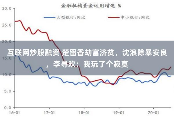 互联网炒股融资 楚留香劫富济贫，沈浪除暴安良，李寻欢：我玩了个寂寞