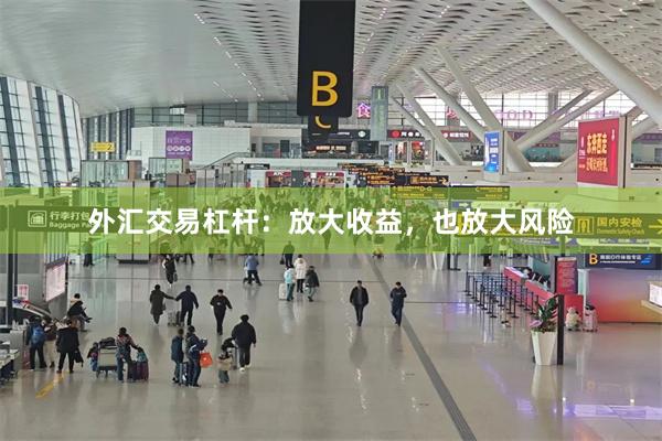 外汇交易杠杆：放大收益，也放大风险