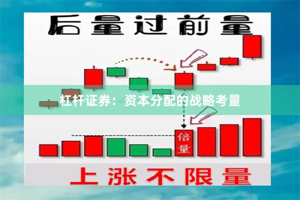 杠杆证券：资本分配的战略考量