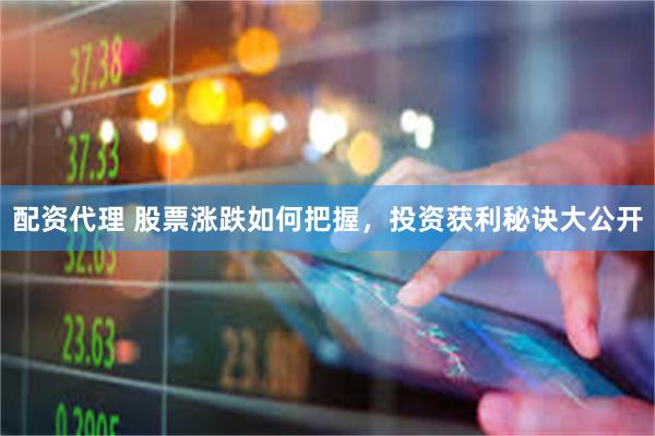 配资代理 股票涨跌如何把握，投资获利秘诀大公开