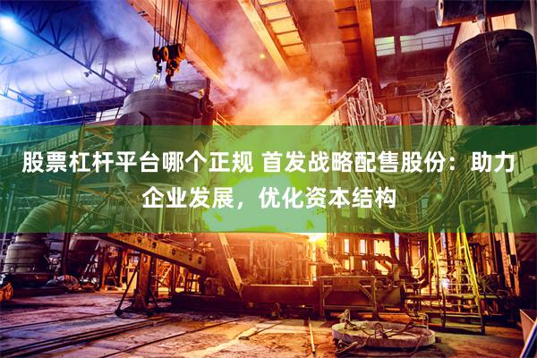 股票杠杆平台哪个正规 首发战略配售股份：助力企业发展，优化资本结构