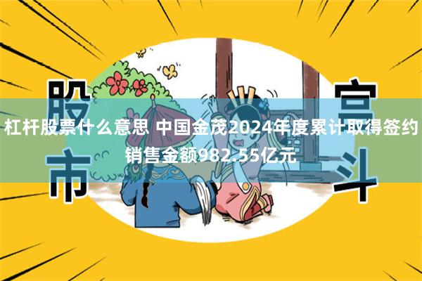 杠杆股票什么意思 中国金茂2024年度累计取得签约销售金额982.55亿元