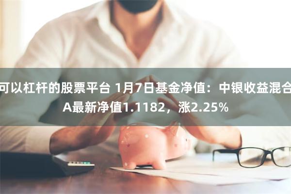 可以杠杆的股票平台 1月7日基金净值：中银收益混合A最新净值1.1182，涨2.25%