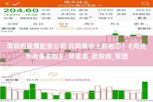 深圳的股票配资公司 共同条令上新啦② | 《向战为战重实效》_贺菲菲_欧阳剑_军团