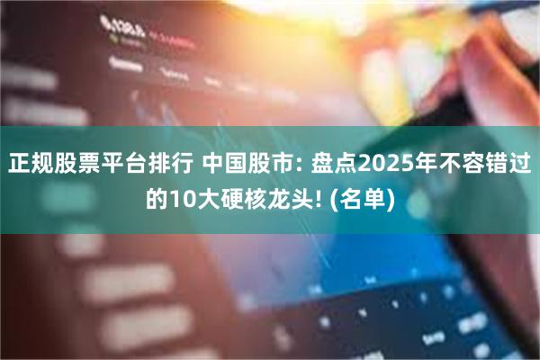 正规股票平台排行 中国股市: 盘点2025年不容错过的10大硬核龙头! (名单)