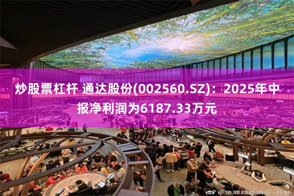 炒股票杠杆 通达股份(002560.SZ)：2025年中报净利润为6187.33万元