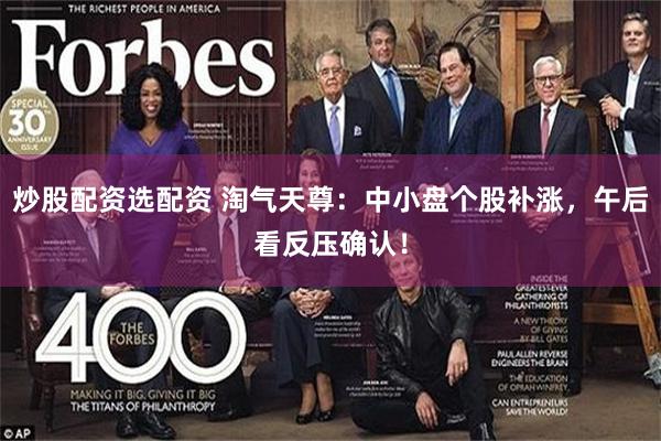 炒股配资选配资 淘气天尊:中小盘个股补涨,午后看反压确认!