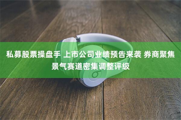 私募股票操盘手 上市公司业绩预告来袭 券商聚焦景气赛道密集调整评级