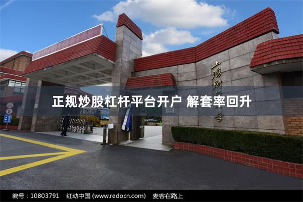 正规炒股杠杆平台开户 解套率回升