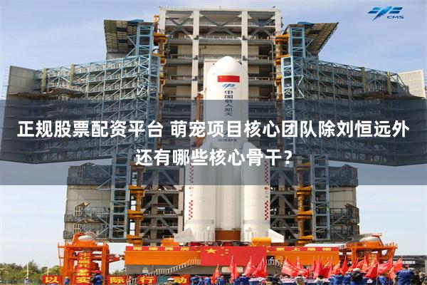 正规股票配资平台 萌宠项目核心团队除刘恒远外还有哪些核心骨干？