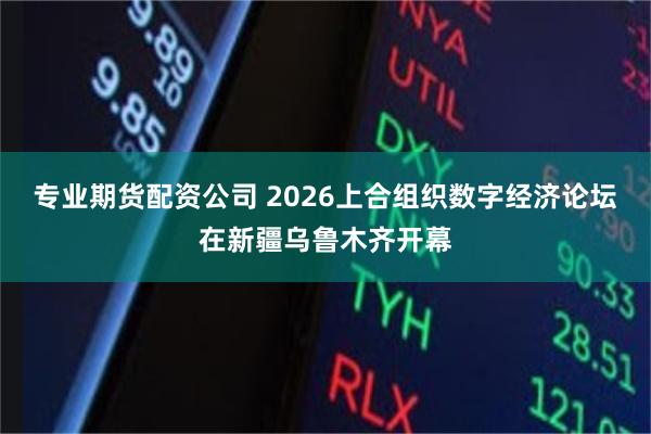 专业期货配资公司 2026上合组织数字经济论坛在新疆乌鲁木齐开幕